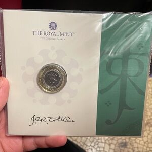 J.R.R. Tolkien 2023 Collectible £2 Brilliant, Uncirculated Coin